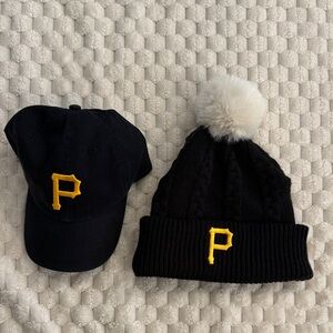 2 for 1 Pirates Beanie & Pirates Baseball Hat Set